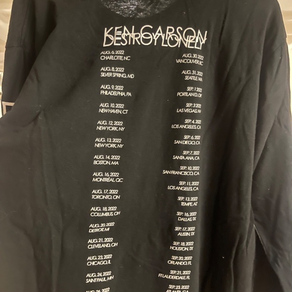 *OFFICIAL* Ken Carson/ Destroy Lonely Tour Tee L/S - Picture 4 of 5